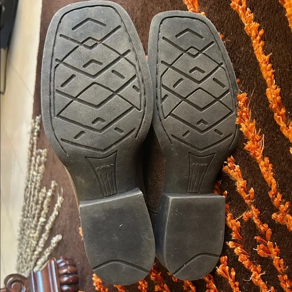 Ariat Women's Brown and Purple Western Boots - Picture 4 of 5